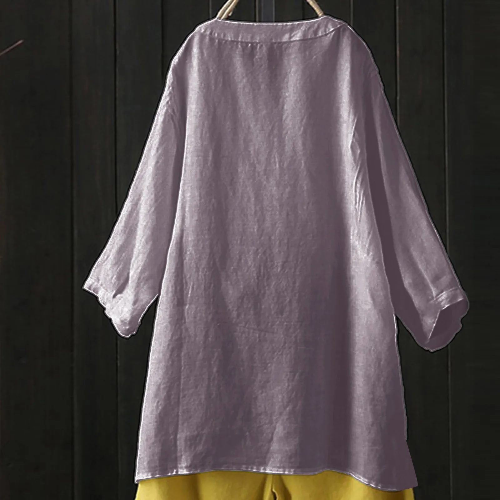 Plus Size Casual Loose Cotton Linen Blouse Shirt Women Long Sleeved Oversize Blouse Vintage Loose Blusas Spring Autumn 2024