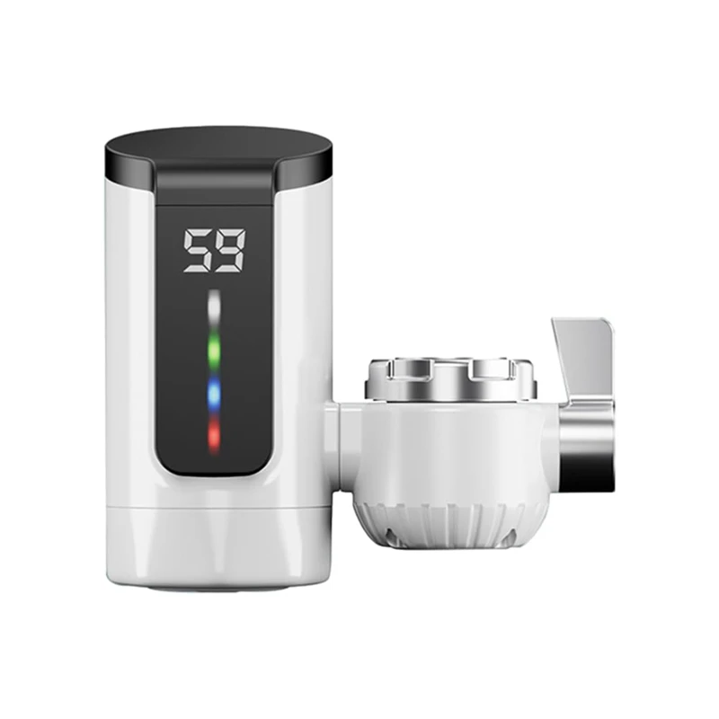 

ABBO-смеситель для нагрева горячей воды, большой экран, динамический цифровой дисплей для ванной комнаты, кухни, нагреватель горячей воды, вилка европейского стандарта