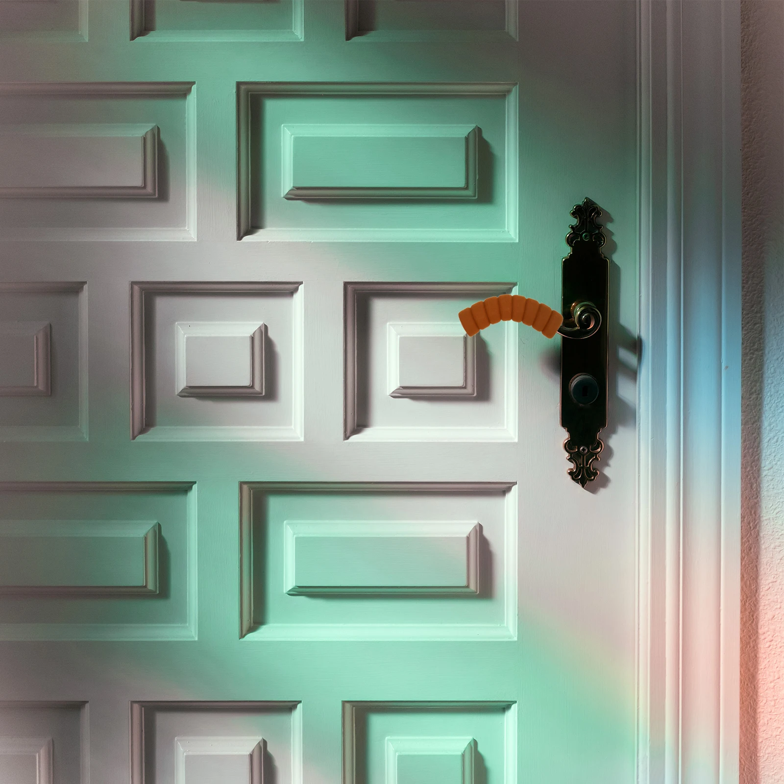 10 ชิ้น Nbr พรีเมี่ยมมือจับประตูครอบคลุม Skid Proof Anti Collision เด็กฝาครอบป้องกัน Wall Protector