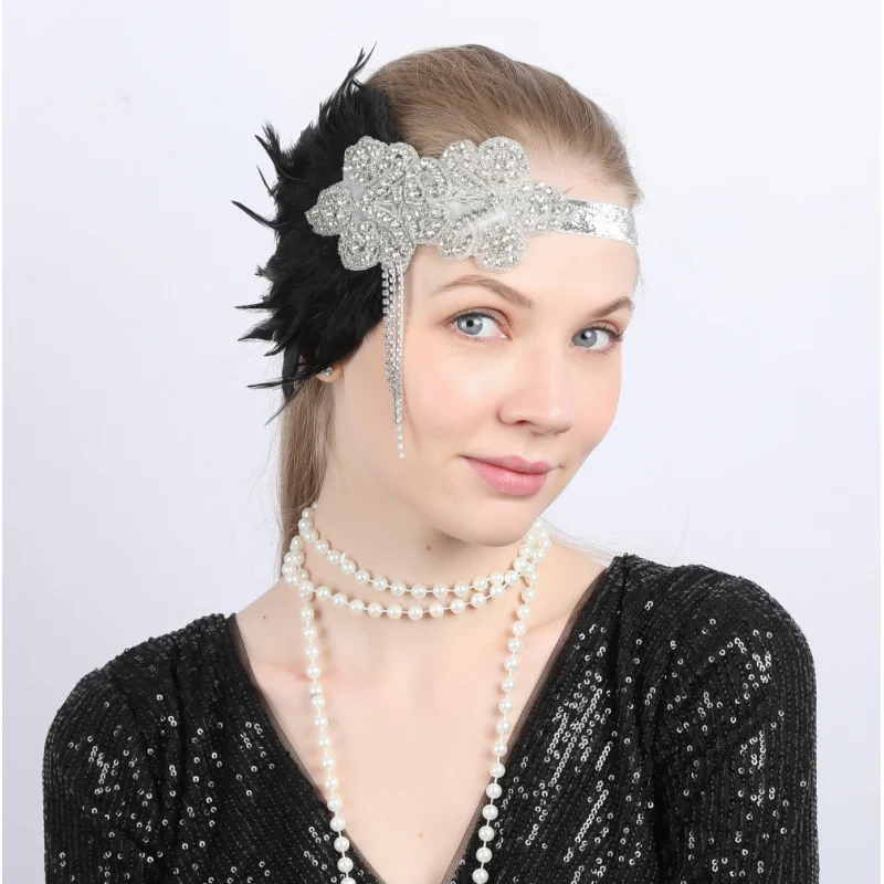 

Vintage Feather Hair Accessories Feather Headband Ethnic Costume Accessories Hairband Wholesale