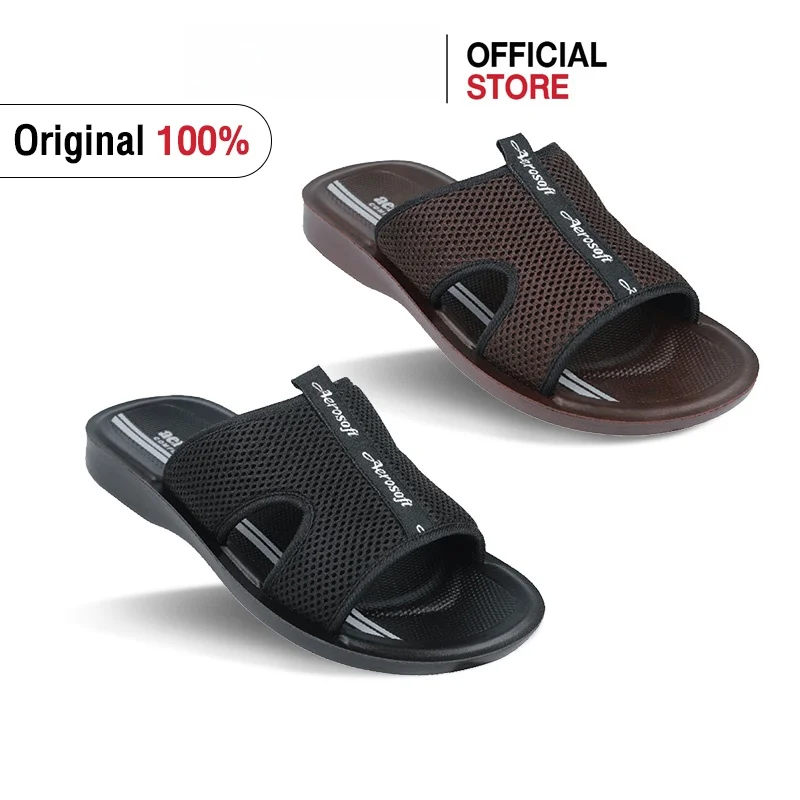 

AEROSOFT Native Brand Rubber Slippers Easy to Wear Comfortable Waterproof Breathable Casual Summer Sandals for Men