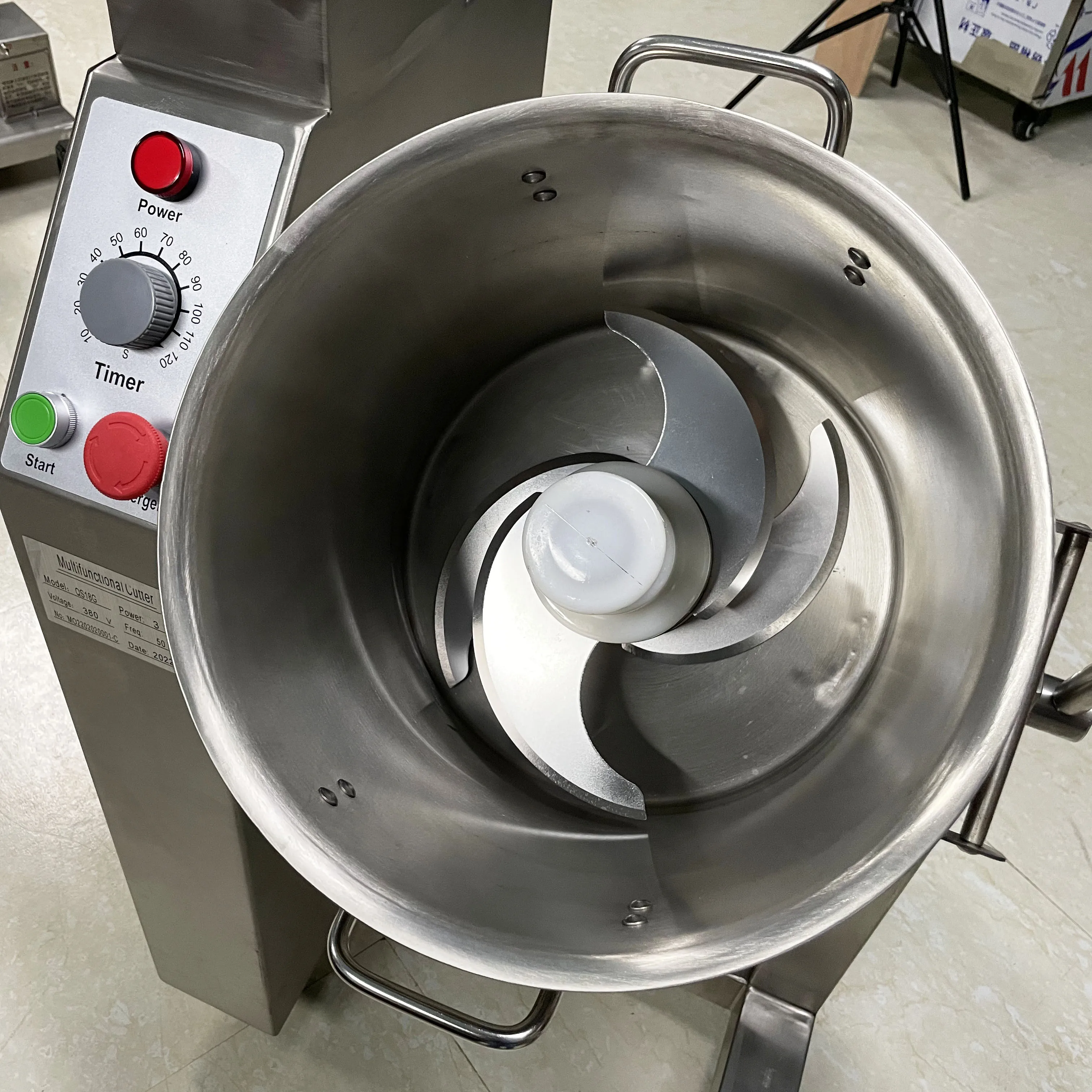 35L 18L Tritacarne caldo Macchina commerciale per cipolla Tagliaverdure Frullatore Mixer Hummus Tagliatrice