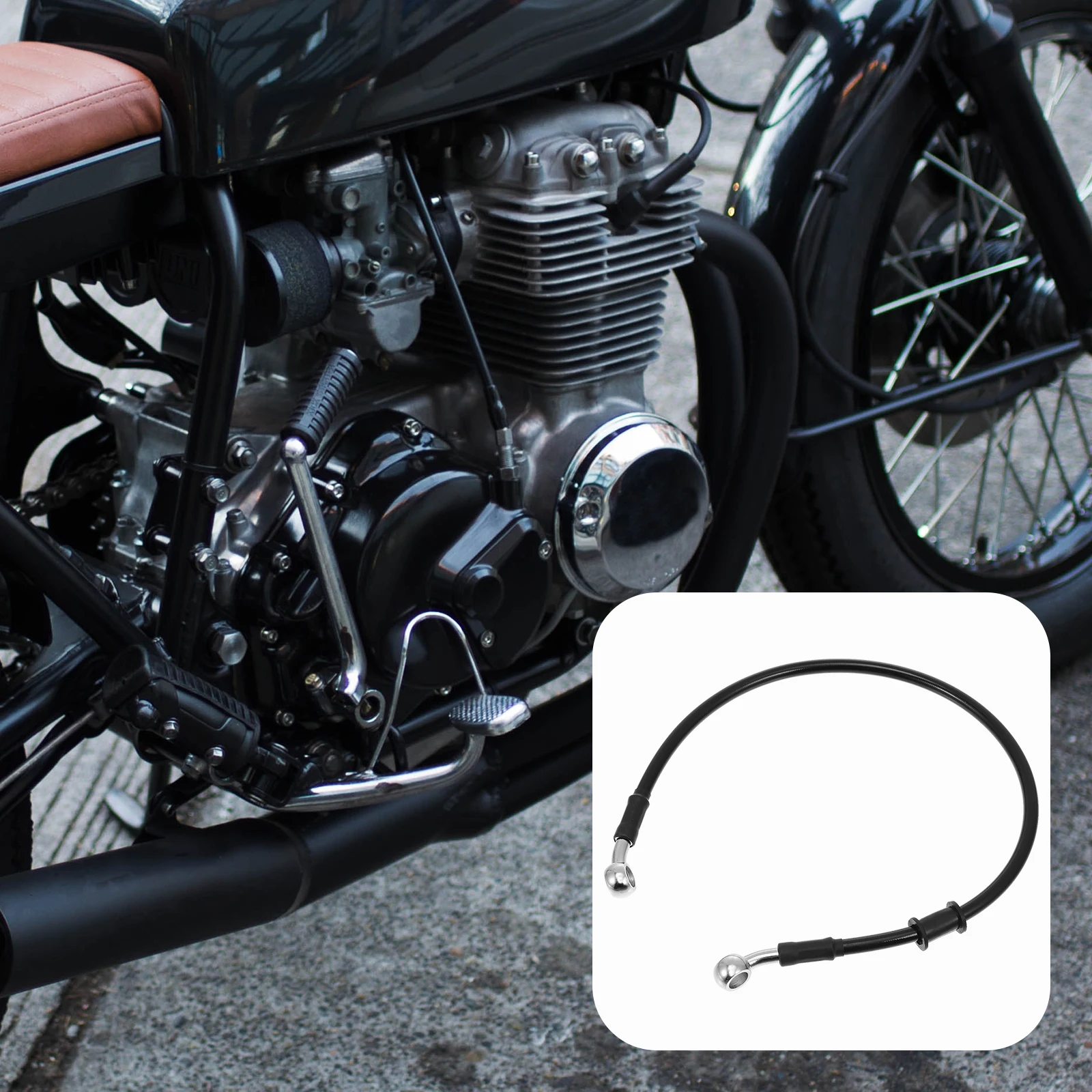 

Brake Hose Bike Wire Motorbike Fitting Motorcycle Line Nylon Core Hydraulic Clutch
