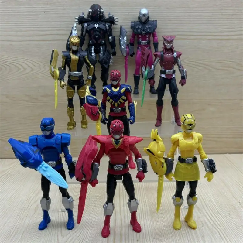 Hasbro Power Rangers Red Ranger Blue Ranger Black Ranger 6 pouces véritable produits en vrac ont des défauts modèle poupée figurine d'action