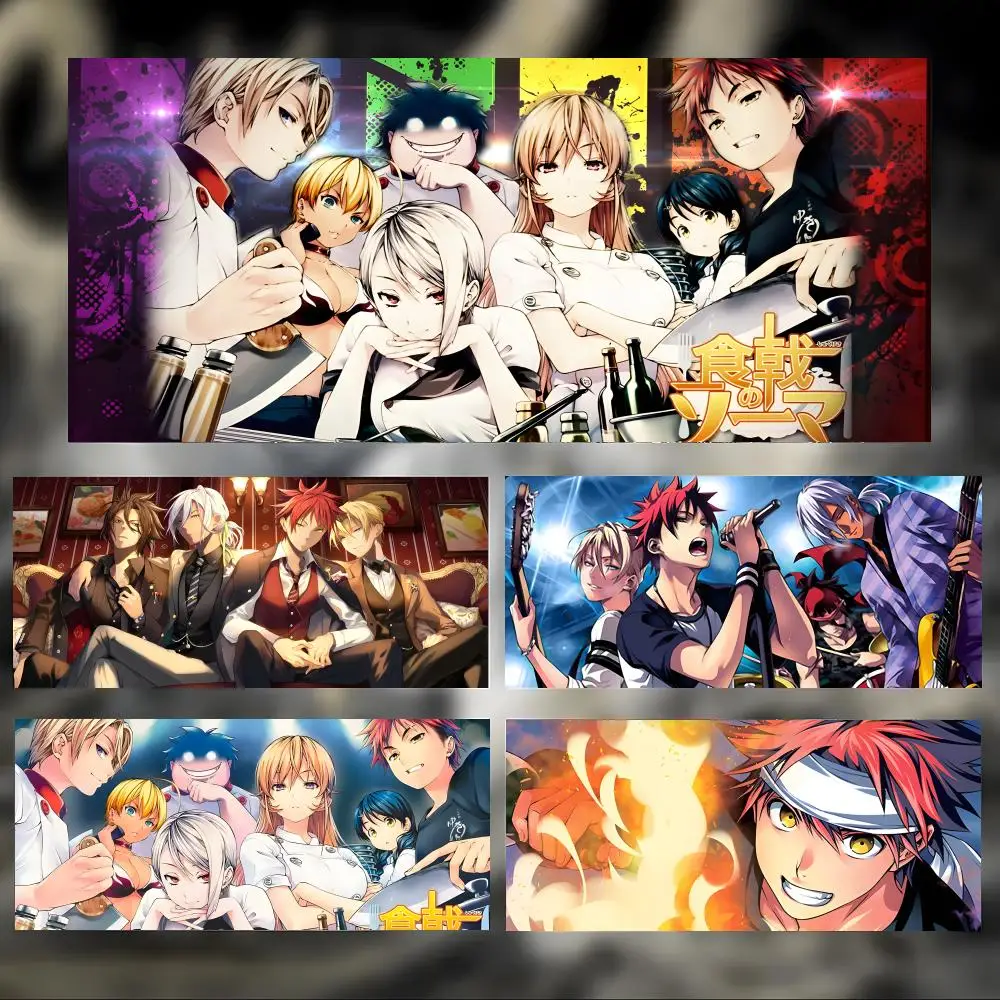 anime figurine cosplay F-Food Wars Shokugeki no Soma Mouse Pad Large Thick Desk Pad Stitched Edges Gaming Mouse Mat for PC