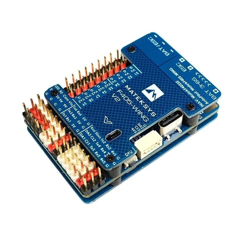 

Контроллер полета MATEK Mateksys женский STM32F405RGT6 ICM42688P DPS310 OSD 6xUARTs 10x PWM 2xI2C 3xbec