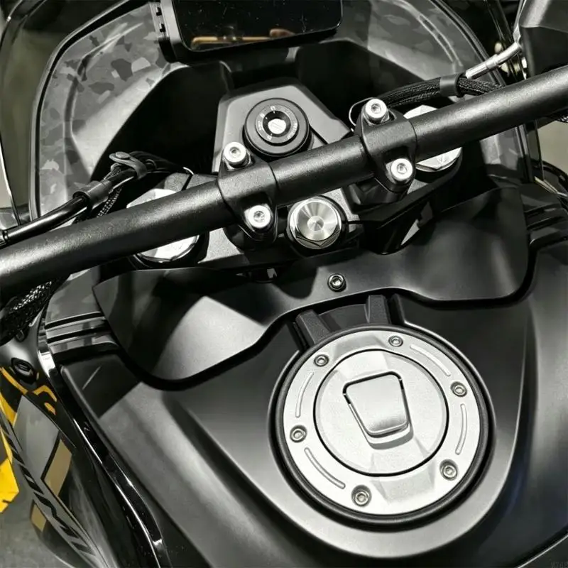 M76E Schwarz getönte Deflektorplatte, PETG-Motorrad-Cockpit-Zubehör – Detail 9