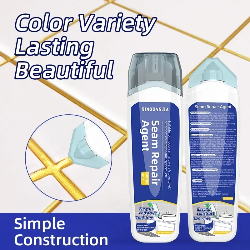 

Simple Construction Tile Grout for Wall Tiles Anti-mildew Waterproof Gap Filler Epoxy Tile Grout for Home Use Kitchen & Bathroom