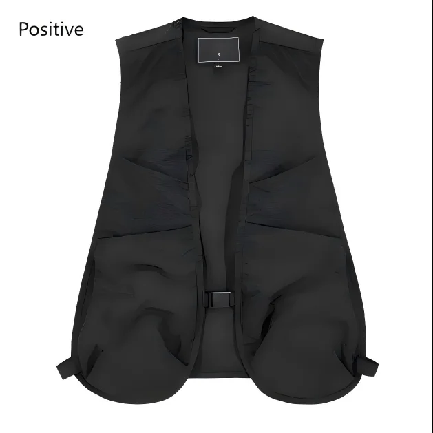 Superleichte Weste mit Taschen für Damen und Herren, Street-Style Brusttasche für Angeln, Wandern, Fotografie, Outdoor-Reisen – Detail 1