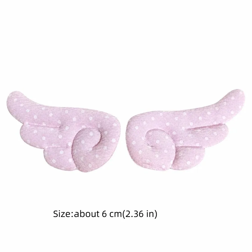 1 Paar Damen-Engelsflügel-Haarspangen aus rosa Stoff, süße Cosplay-Haarnadeln, Kopfbedeckung, Haaraccessoires, Pony-Haarspangen – Detail 9