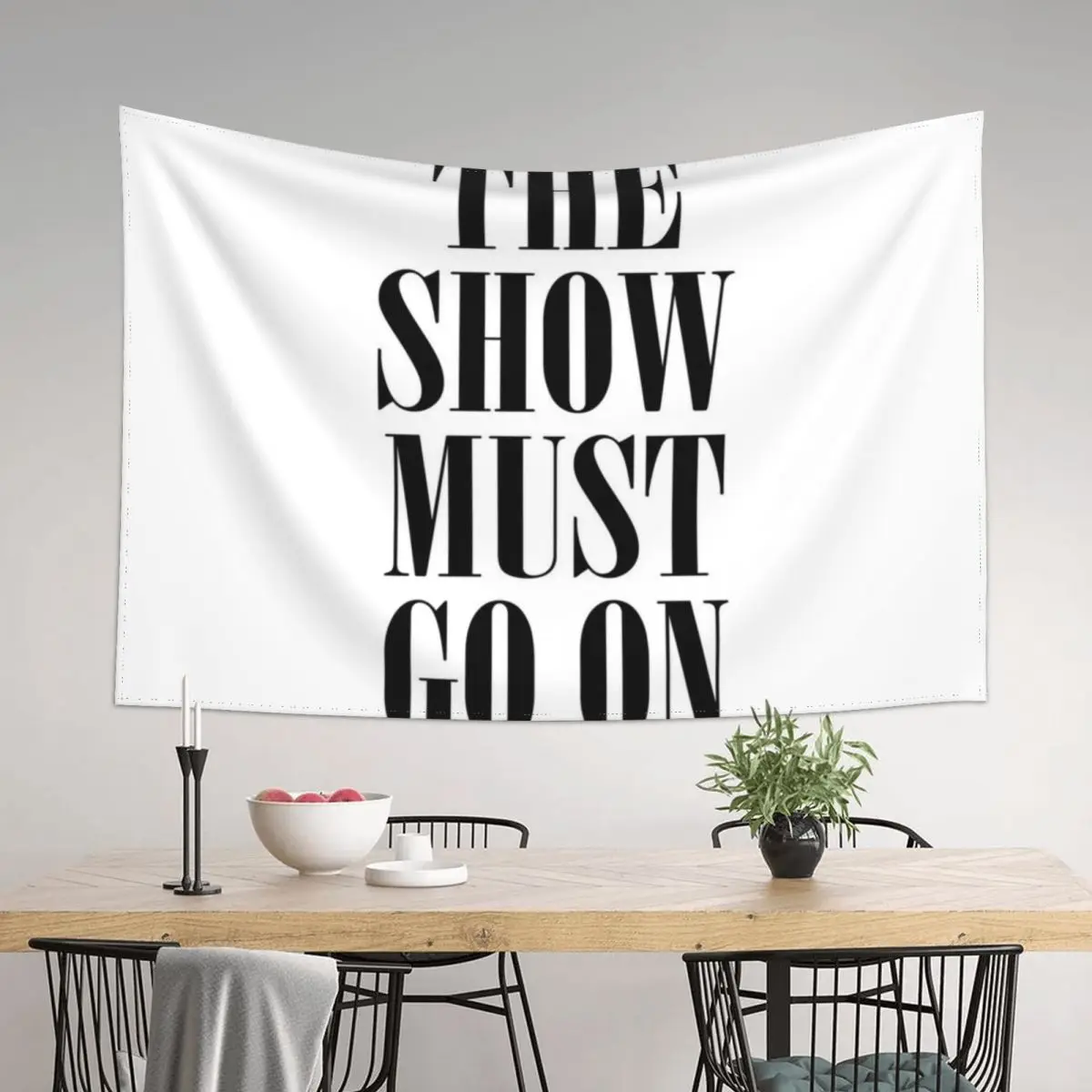 

The Show Must Go On Tapestry Room Design Cute Room Things Wall Deco Luxury Living Room Decoration Tapestry
