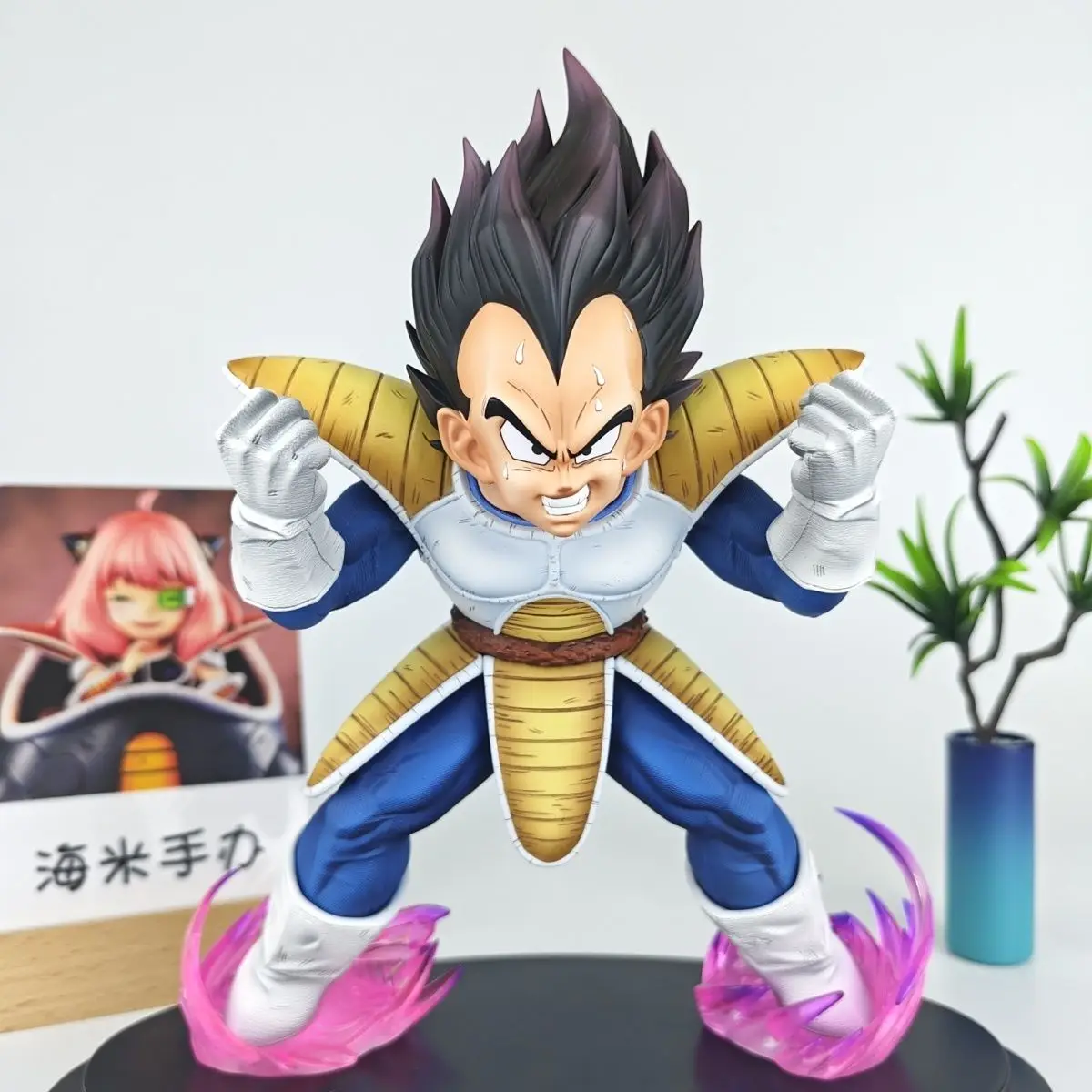 22cm Dragon Ball Anime Figure Vegeta Figure Super Saiyan Vegeta Figurine Pvc Gk Statue Model Doll Collection Room Desk Toys Gift