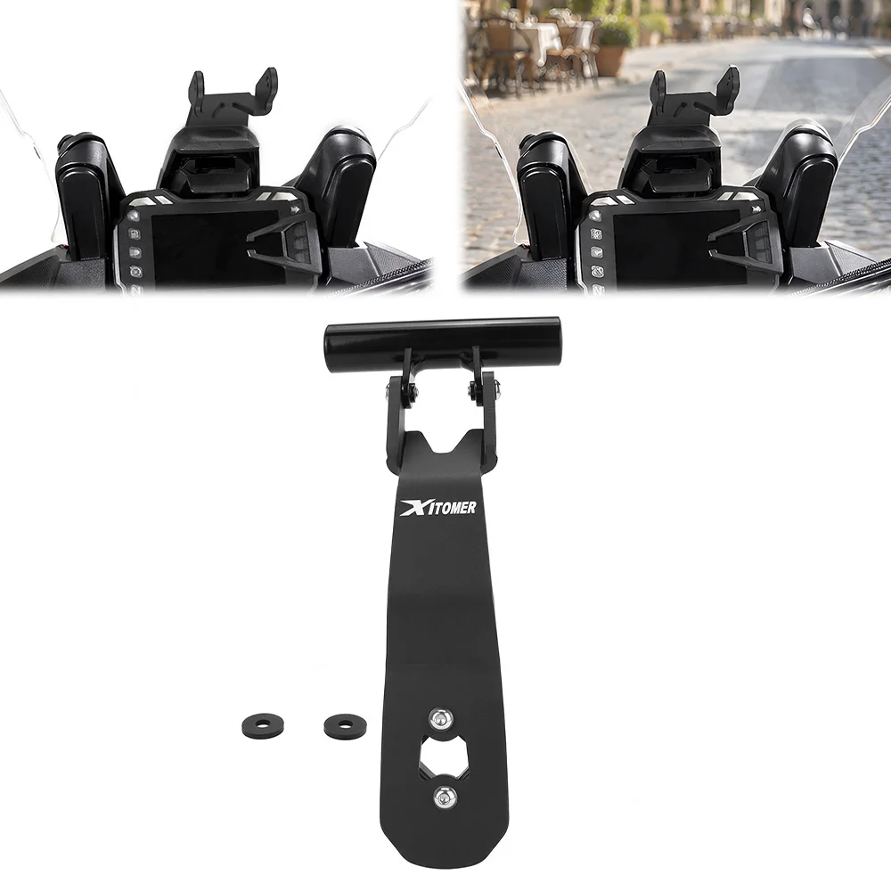 Motorbike GPS Handlebar Clamp Fit For Ducati Multistrada 950 1200 Enduro 1260 V2 Navigation Mount GPS Phone Holder Stand Bracket