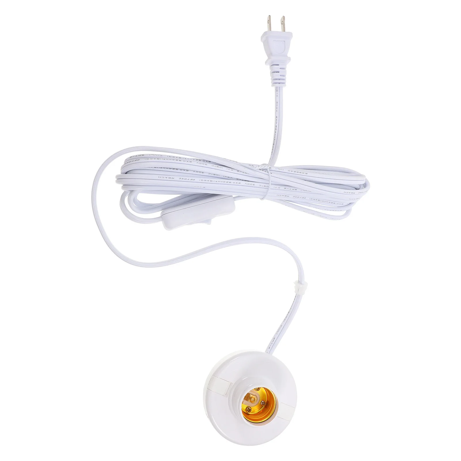 

Pendant Light Cord with E27 Socket Plug in Light Socket with Switch Lamp Wire for Table Lamps Ceiling Pendants Outdoor Indoor