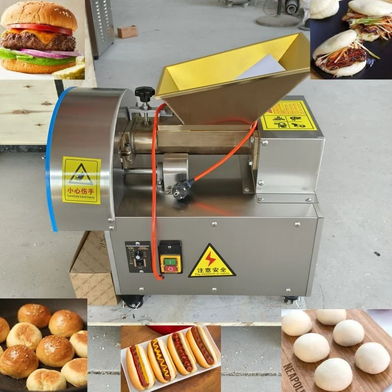 

Automatic High Efficiency Bakery Bread Molding Bun Cutter Pizza Rounder Ball Cutting Machine Dough Divider and Shaper