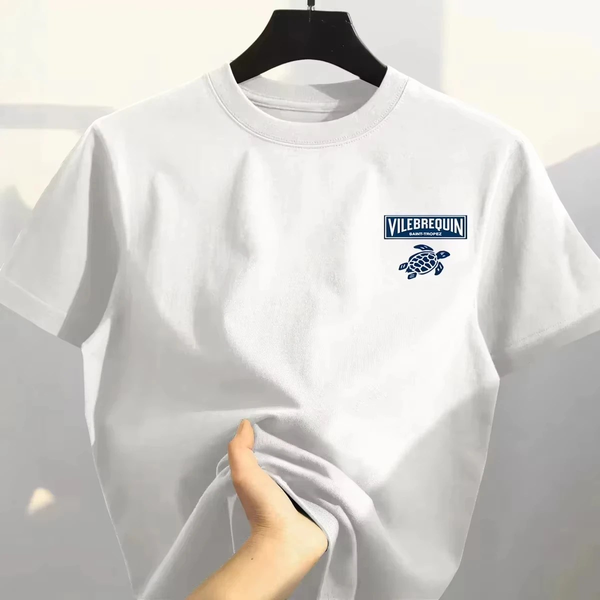 2026 Summer Trend Turtle High Quality Cotton Breathable Comfortable T-shirt Outdoor Men's Tops Casual Fashion Streetwear