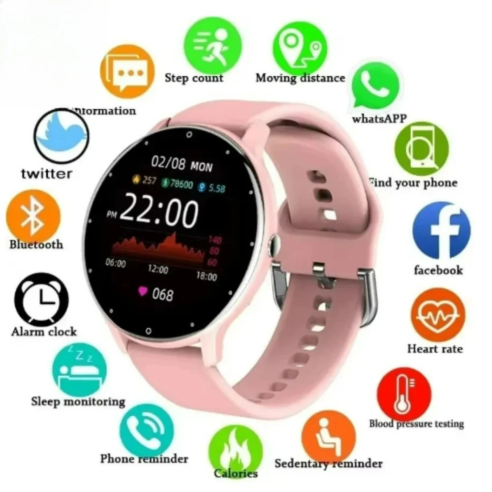 

2026 Smart band Watch Real-time Weather Forecast Activity Tracker Watches Heart Rate Monitor Sports Ladies Smart Watch Men
