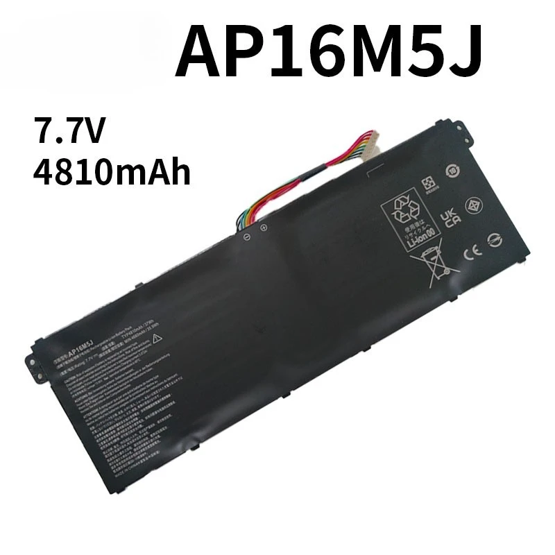 7,7 В, 4810 мАч, AP16M5J, аккумулятор для ноутбука Acer Aspire 1 A114-31 3 A314-31 3 A315-21 ES1-523 A315-51-51SL A114-31-C0GD A315-51-380T