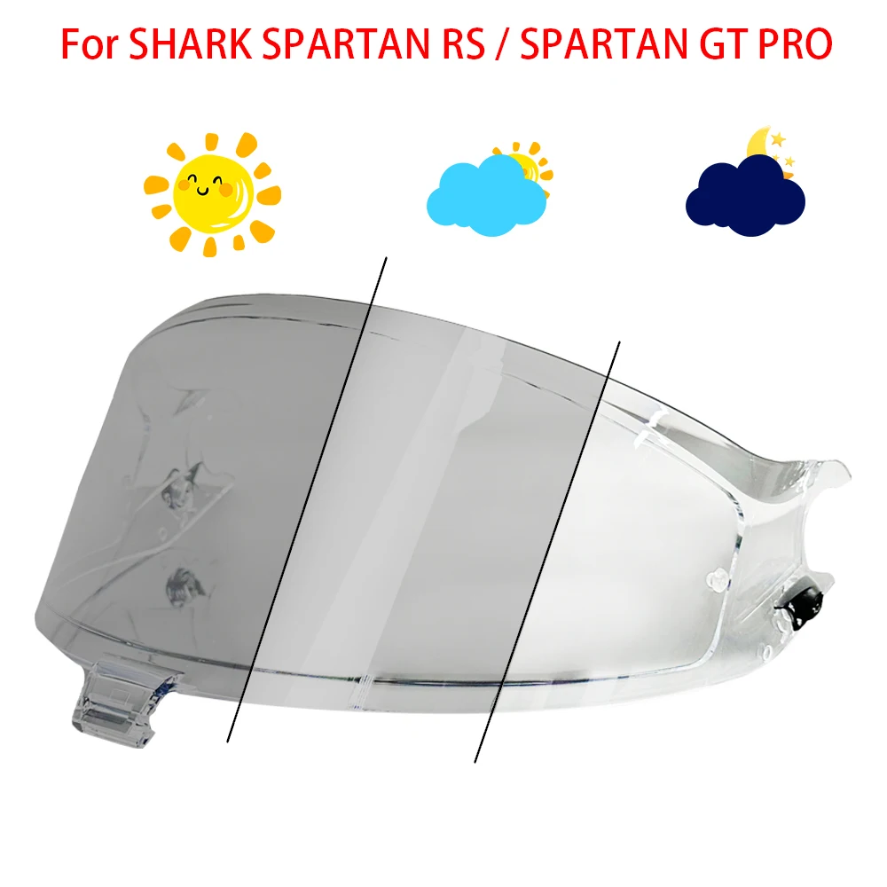 

Фотохромные линзы для шлема SHARK SPARTAN GT/GT PRO/SPARTAN RS, которые автоматически темряют и прорывает козырек для шлема