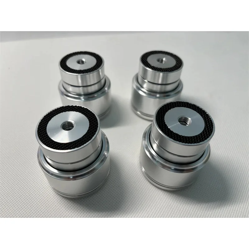 

Hot Sale 4PCS D48*H50 High Quality Sound Isolation Spike Maglev Feet Audio Stand Mat For High-end Audio