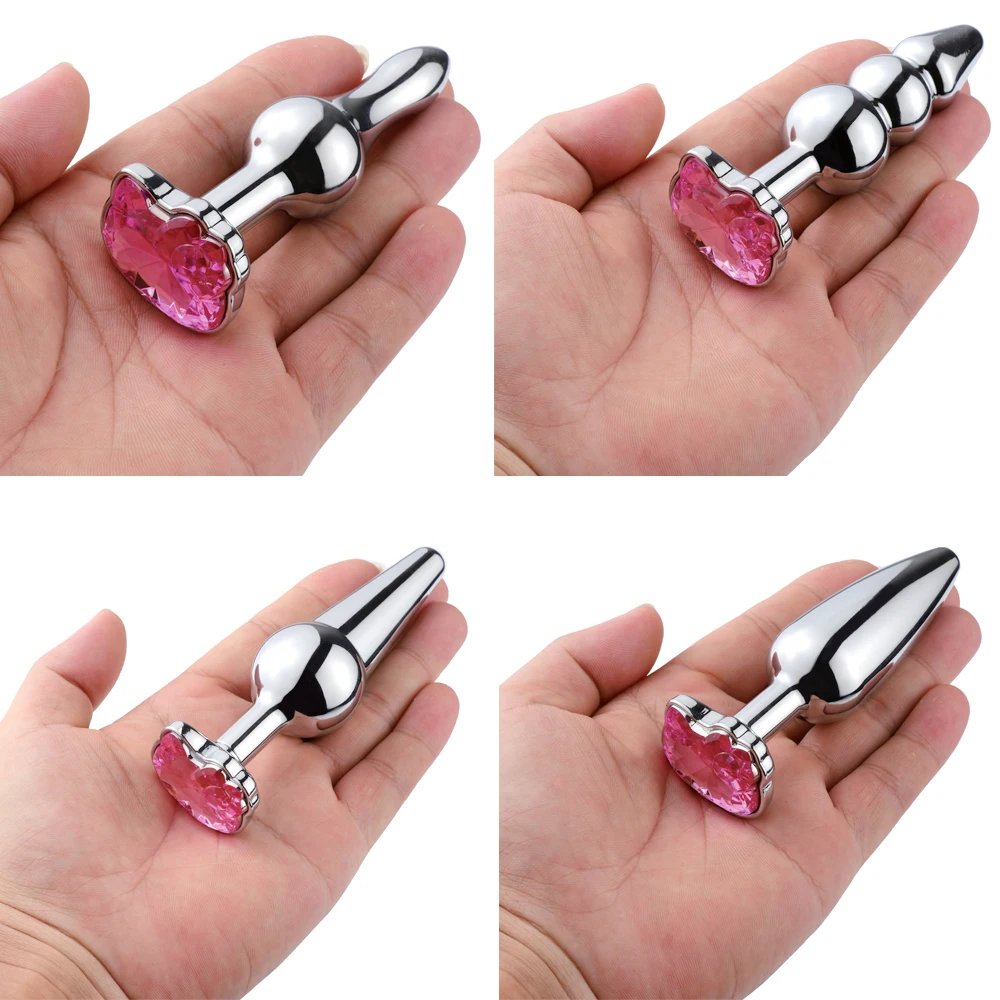 1PCS, Anal Sex Toys Small Crystal Cat Face Kitty Jewel Anal Butt Plug Prostate Massager Anal G-Spot Stimulation - Image 5