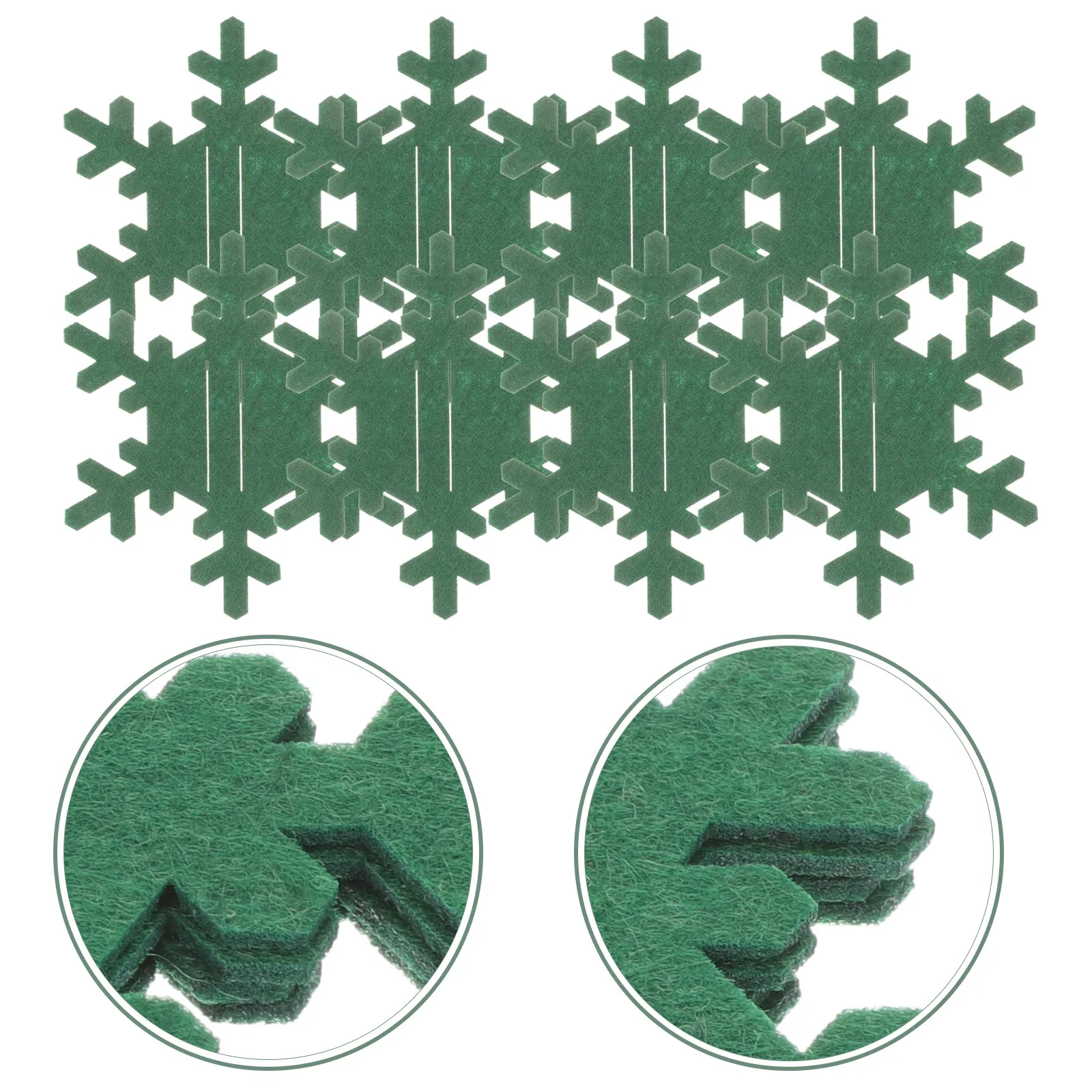 8Pcs Xmas Cutlery Bags Snowflake Felt Cutlery Storage Pouches Christmas Tableware Holders Party Decor Dining Table Cover