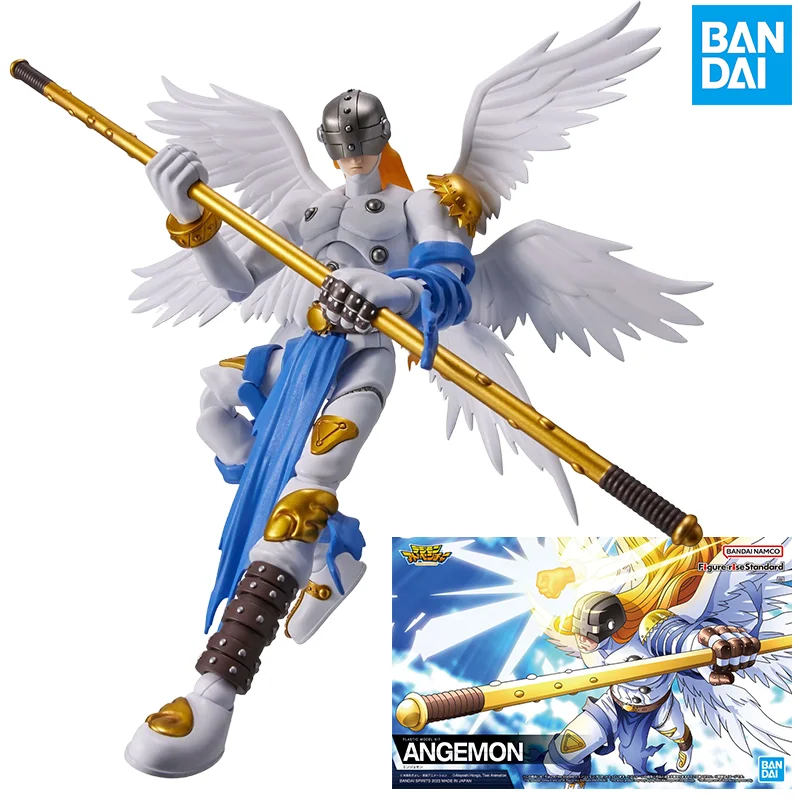 

Bandai оригинальная аниме-фигурка Digimon Adventure FRS Angemon, экшн-фигурка в сборе, модель игрушки, Коллекционная модель, украшения