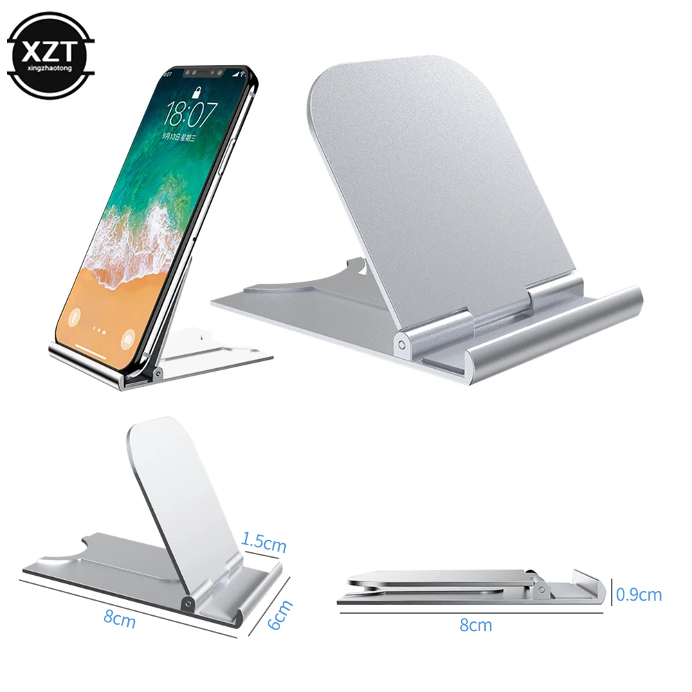 Supporto per telefono cellulare da tavolo pieghevole Supporto universale per tablet per telefono cellulare Mini supporto per telefono cellulare portatile Supporto regolabile