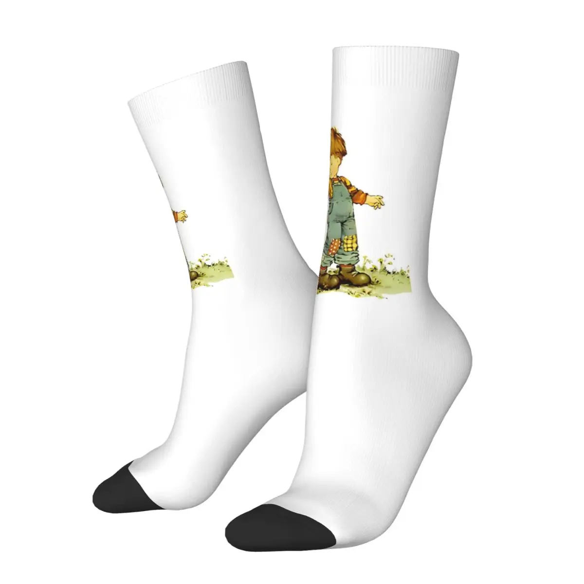 Winter Warm Cool Men's Women's Sarah Kay Socks Artist Illustrator Graphic Sweat Absorbing Yoga Socks