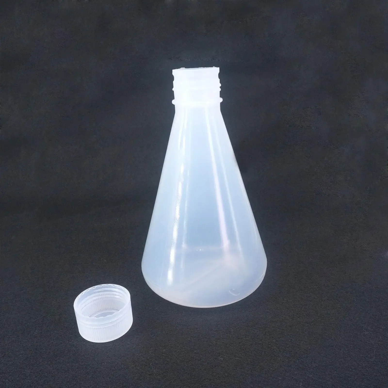 

1000ML PP Conical Erlenmeyer Flask Bottle With Cap Lab Teaching Experiment