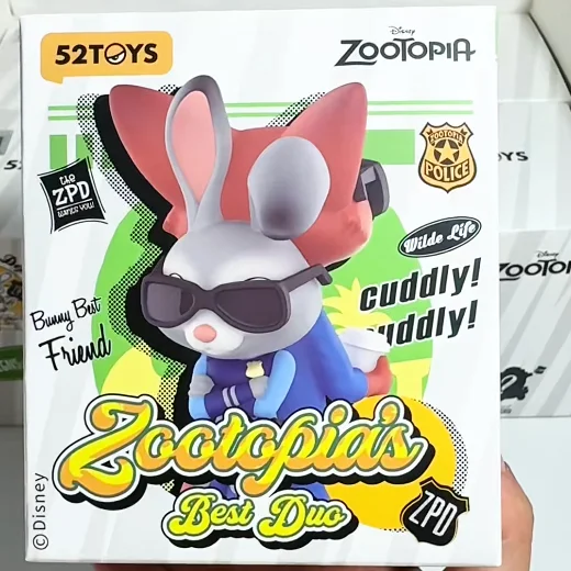 Zootopia Disney con licenza ufficiale, stile carino della migliore serie Partner, statuetta di scatola cieca per bambola, giocattolo alla moda anime, regalo caldo da collezione