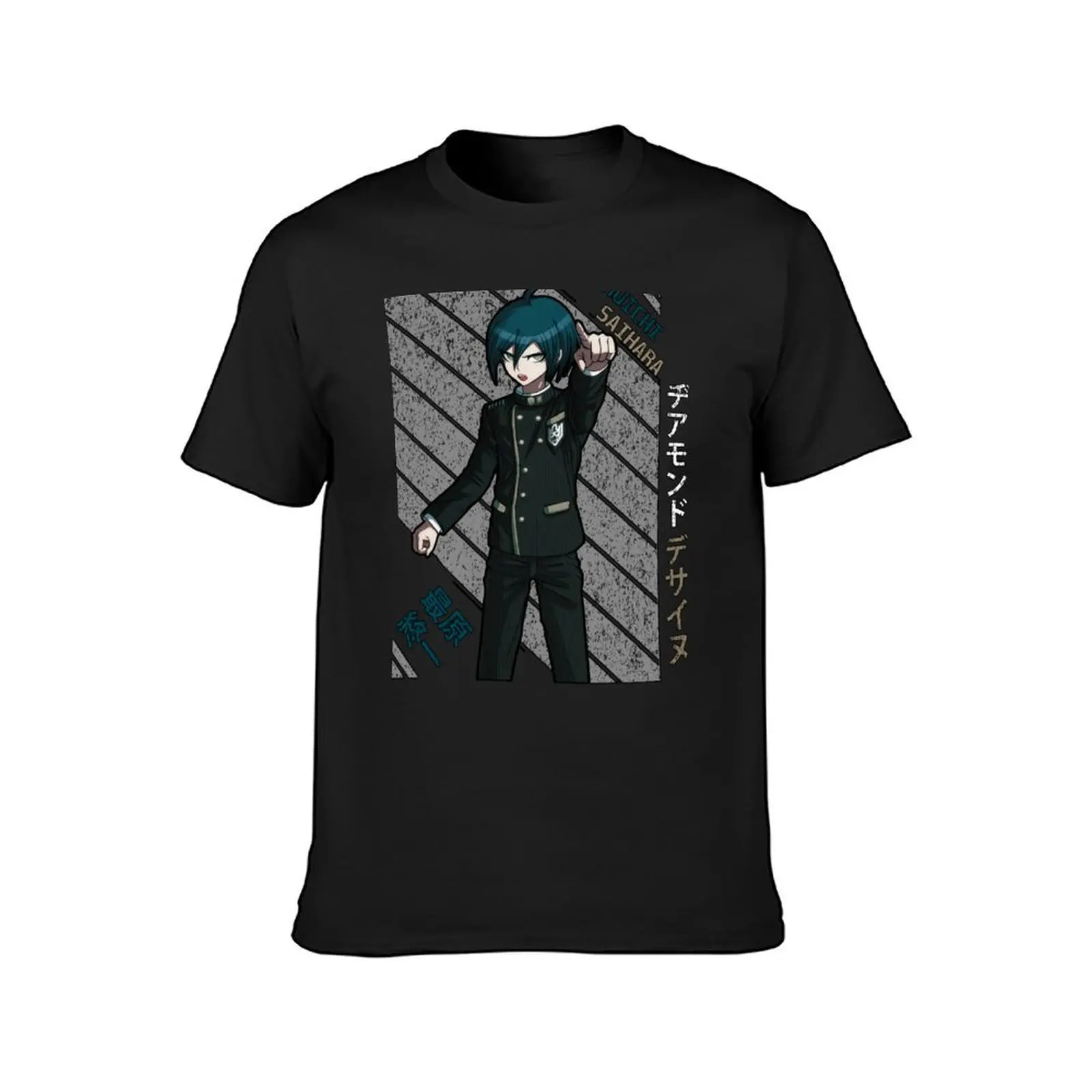 Shuichi Saihara - DanganRonpa V3 T-Shirt vintage korean fashion for a boy Men's t-shirt