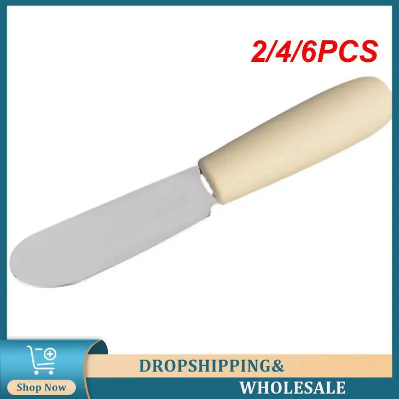 2/4/6PCS Butter Spreader Multifunction High Quality Modern Best Seller Anti-rust Popular Cooking Cream Spatula To Bake