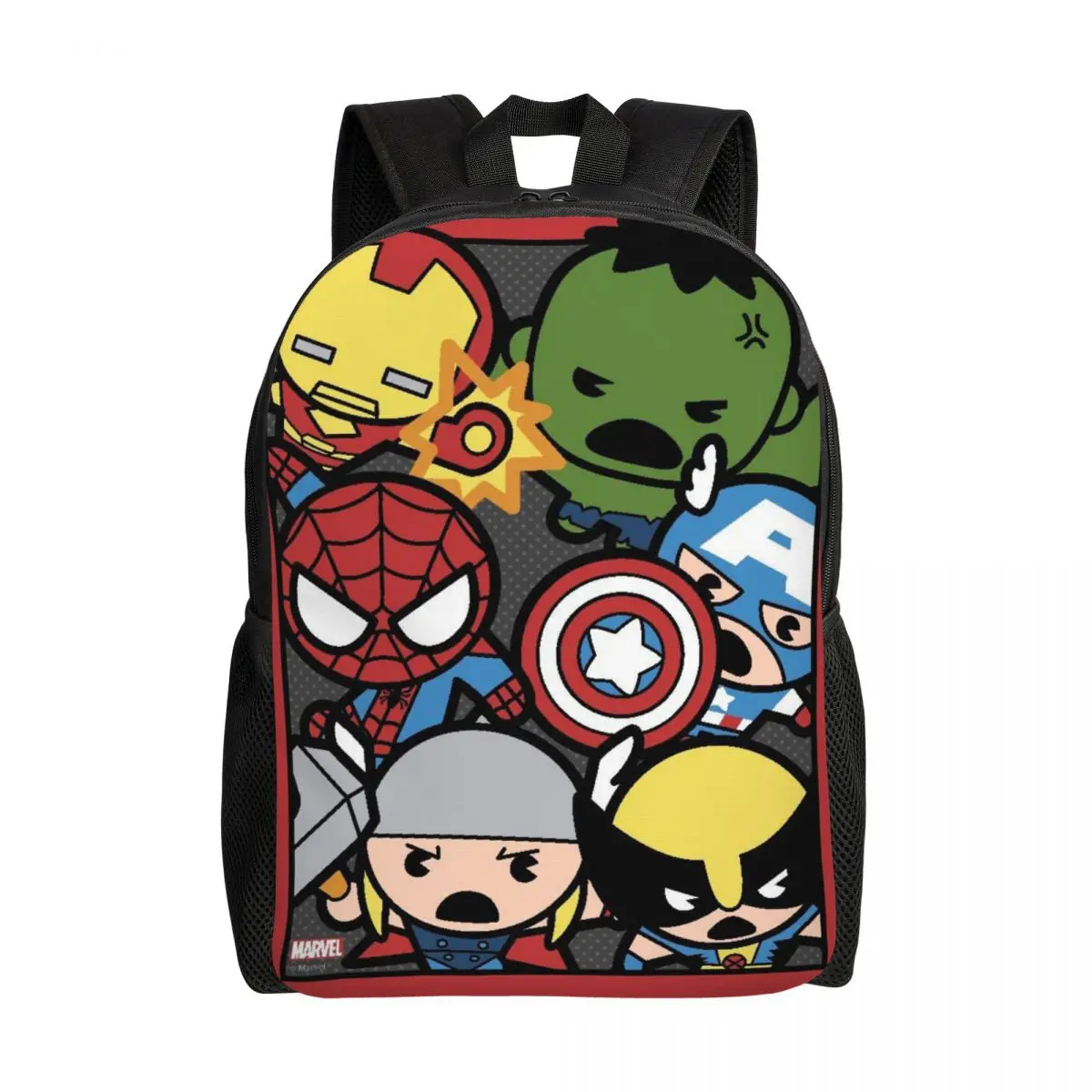 

Marvel Spider-Man Backpack, Women's Oxford Cloth Backpack, Men's School Bag, Travel Backpack, Laptop Backpack