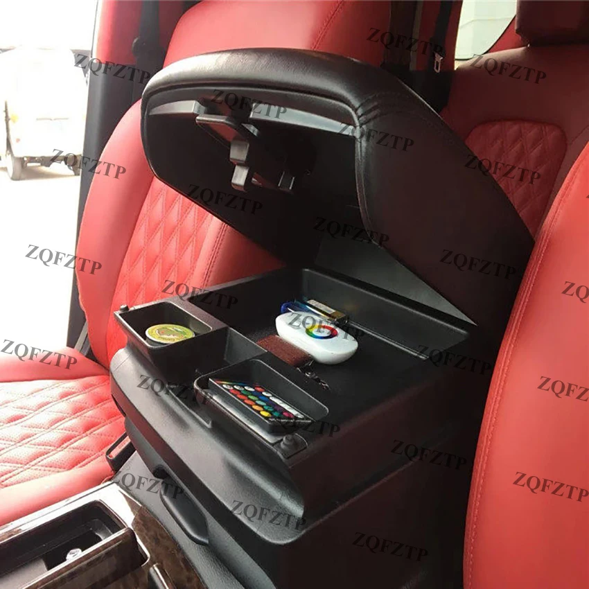 For Nissan Patrol Y62 2016-2023 Car Interior Armrest Box Height-Increasing Storage Box Interior Parts