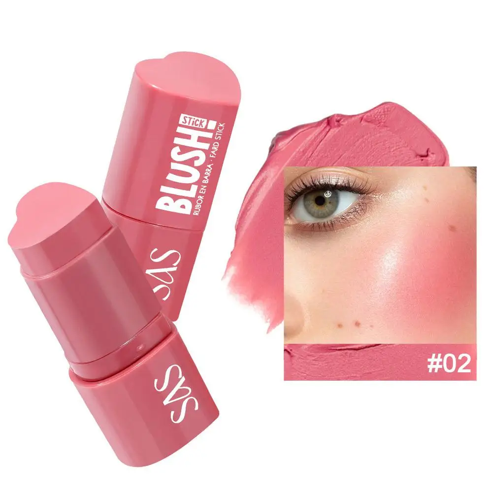 Bâton de fard à joues pour Contour du visage, barre de surligneur éclaircissante, scintillant, bâton de fard à joues, stylo d'ombre de nez, outil de maquillage, cosmétiques