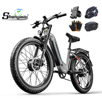 Shengmilo MX06 Pro 2000W Dual Motor 26 Inch Fat Tire E Mountain Bike With 48V 17.5AH Battery