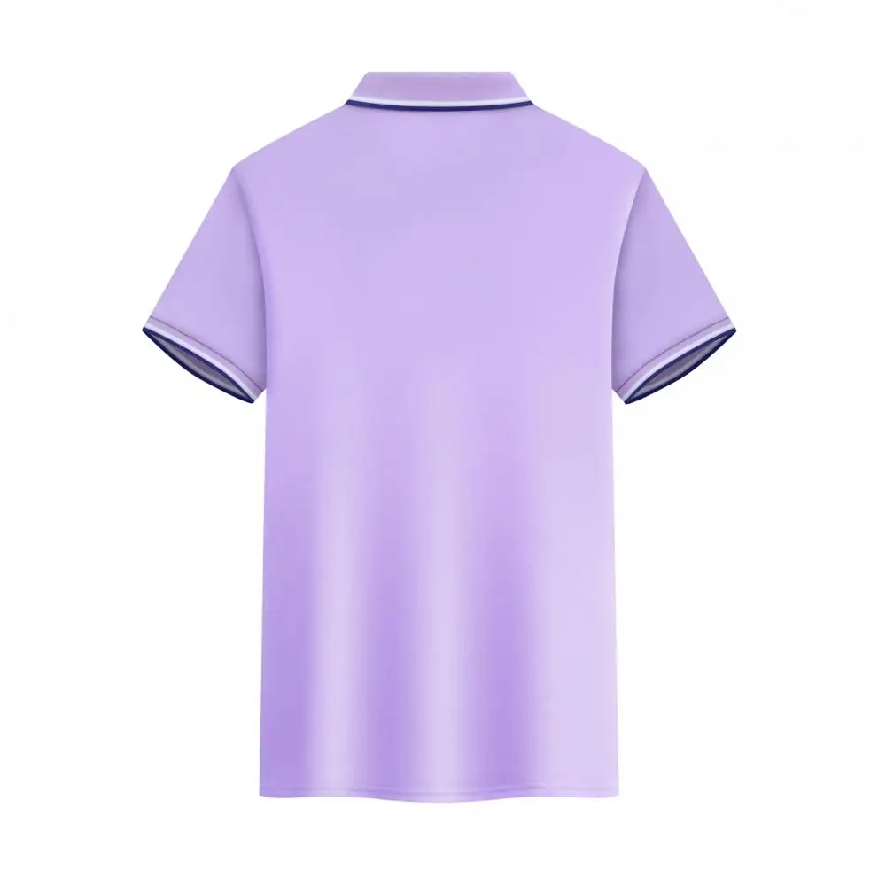 Summer Short Sleeve Polo Shirt Men Women Custom logo Smiple Breathable Top Personal Company Group Uniform Shirts