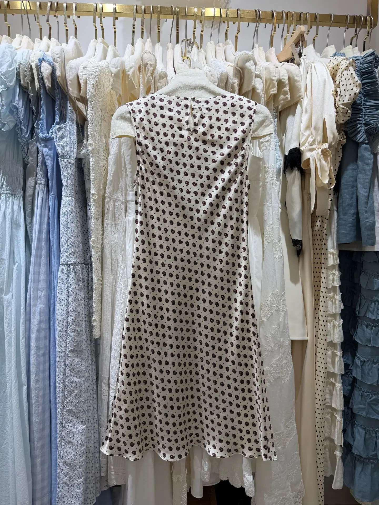 2026 Damen Tank-Kleid mit Print, Sommer, U-Boot-Ausschnitt, ärmellos, Vintage, 100 % Seide, Minikleider