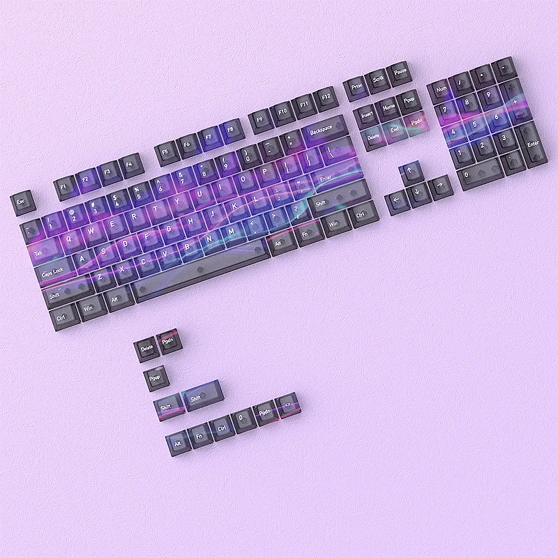 

Symphony Mist Star Keycap PC Transparent 115-key Small Full Set Original DIY Mechanical Keyboard
