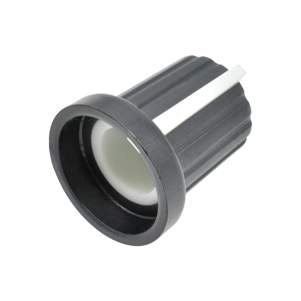 5PCS/Lot Dia. 6mm Thread Shaft Rotary Potentiometer Control Knob for Electric Guitar Acrylic Volume Tone Plastic Cap
