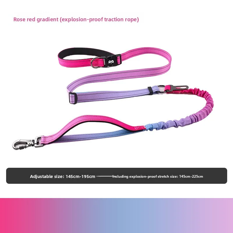 

Новый взрывозащищенный поводок-ремень для собак, поводок для бега через плечо, поводок для собак с функцией свободных рук, ремень для собак