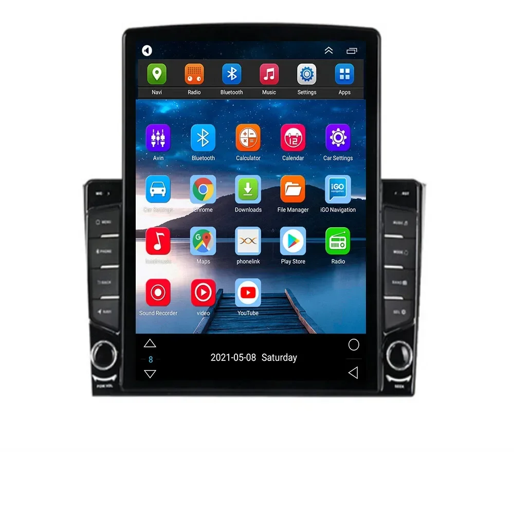 For Tesla Style 2 Din Android 14 Car Radio For Renault DACIA DUSTER 2018 to 2035 Multimedia Video Player GPS Stereo Carplay RDS