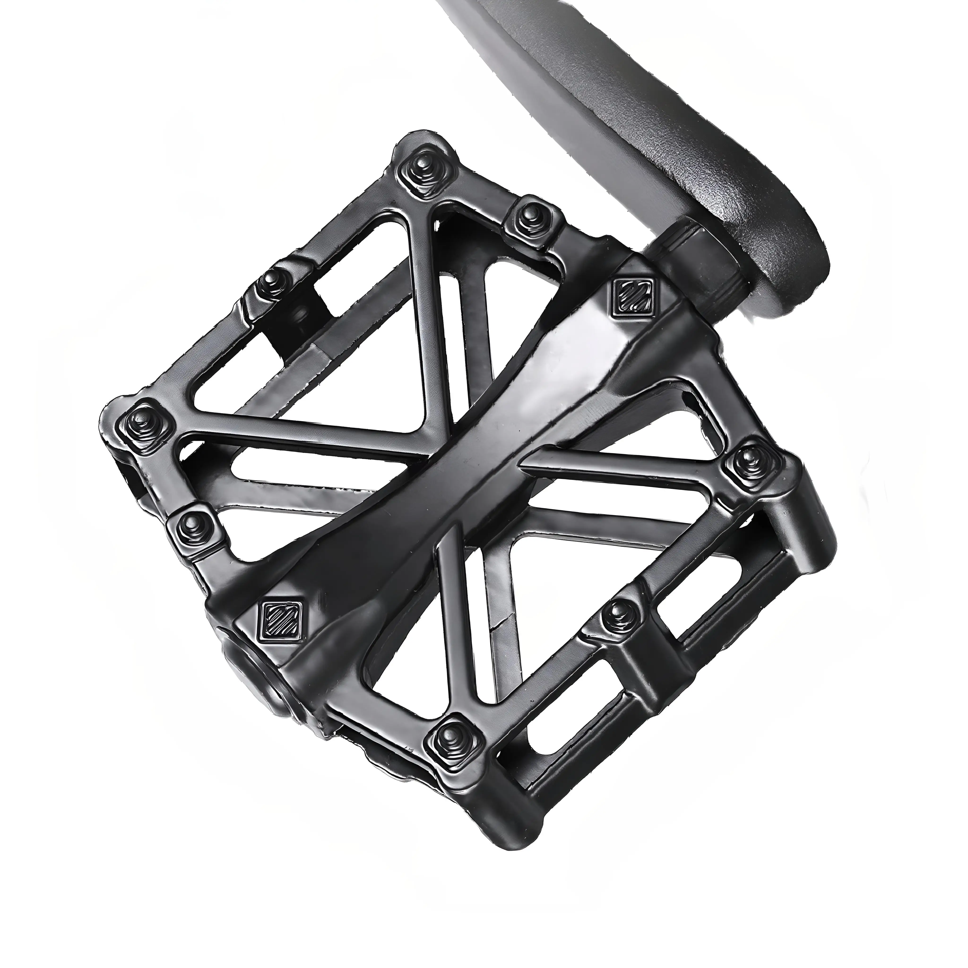 Aluminiumlegierung Metall-Fahrradpedale mit Kugellagern, Leichtes Hohldesign, Große Rutschfeste Trittfläche, Langlebig – Detail 3