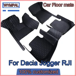 For Dacia Jogger RJI 2021 2022 2023 Car Floor Mats Leather Mat Covers Floors Tapete De Carro Car Accessories Interior Tapestry