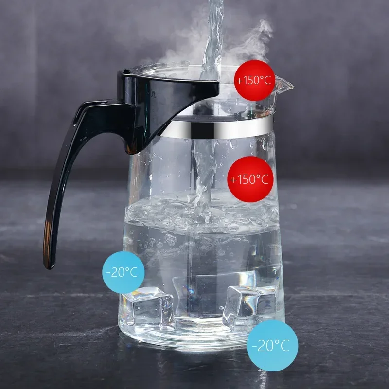 Heat Resistant Glass Teapot With Infuser Filter Chinese Kung Fu Puer Oolong Tea Teapot 500ML-900ML  Tea Pot Water Kettle