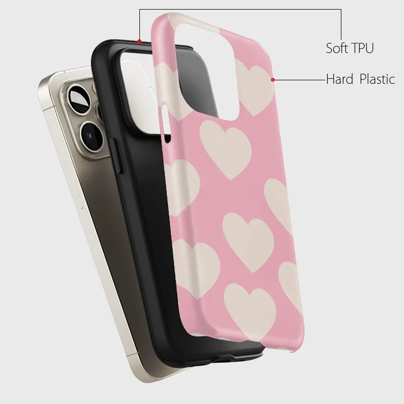Love Heart Magnetic Case For Xiaomi 13T Pro 17 15 13 14 Pro Ultra Cute 2 in 1 Film Shell Bumper Phone Cover Fundas