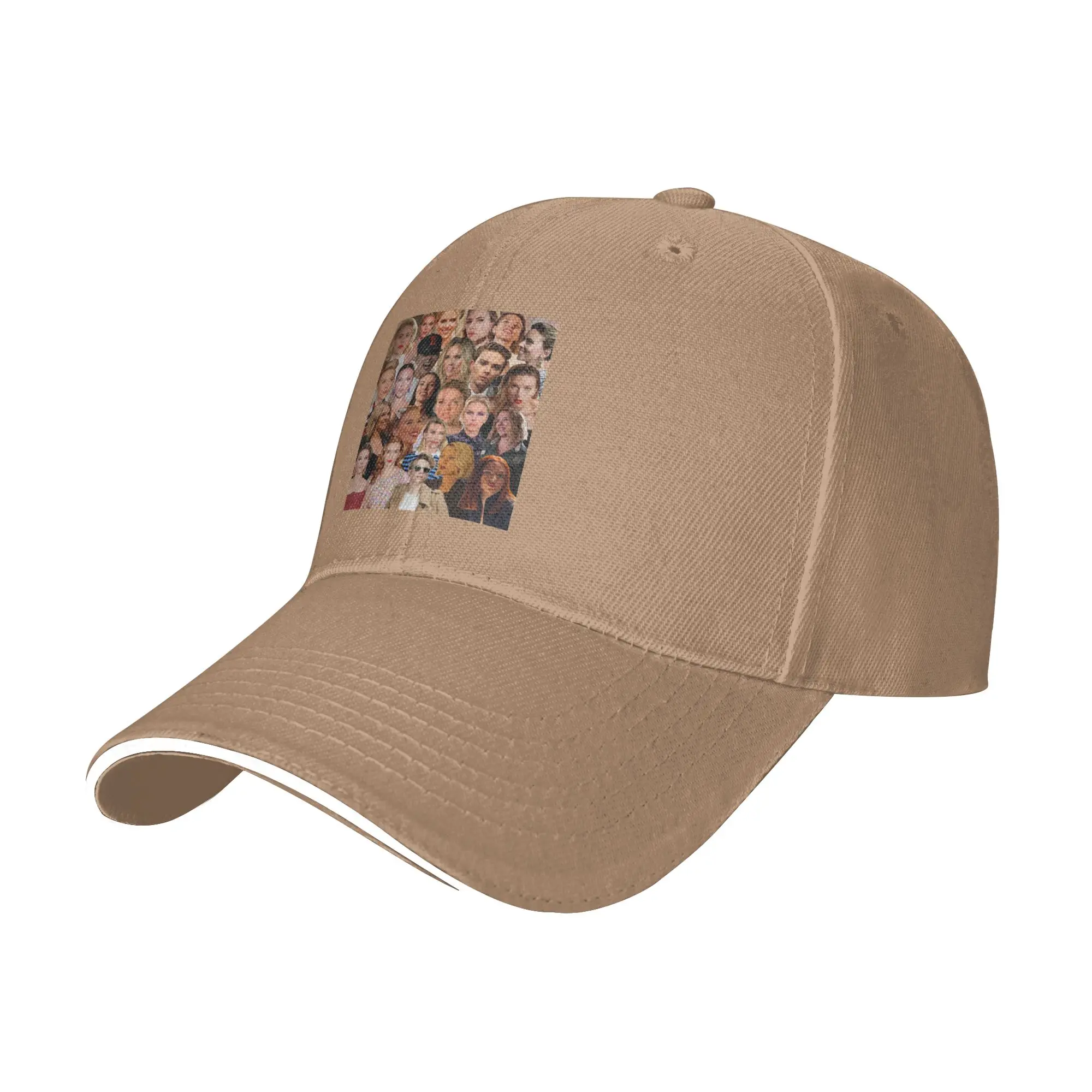 Scarlett Johansson Photo Collage Cap Casual Baseball Caps Adjustable Hat Hip Hop Summer Unisex Baseball Hats Customizable