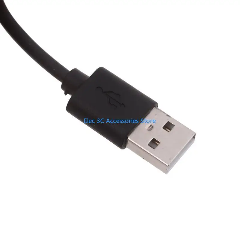 Y51A USB A to Micro USB Extension Cord Spring Coiled Wire Data Cord 20-50cm
