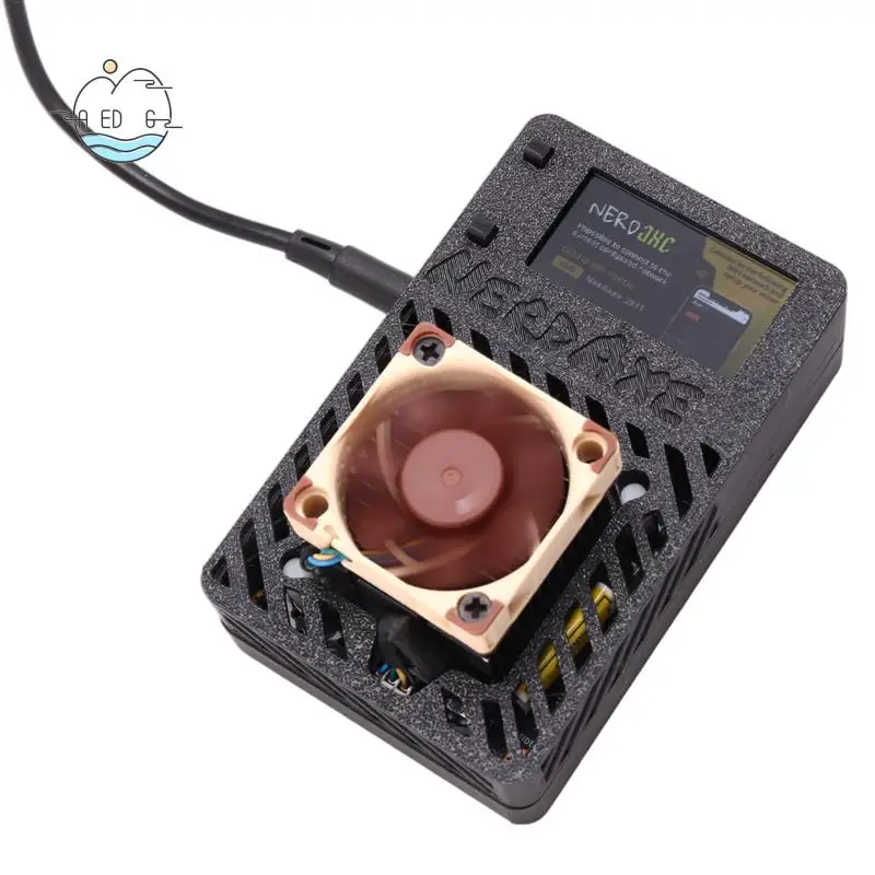 

AED6-Nerdaxe Miner Bitaxe 500Gh/S BM1366 ASIC Open Source Nerdminer BTC Miner Super Silent Fan Lottery Miner